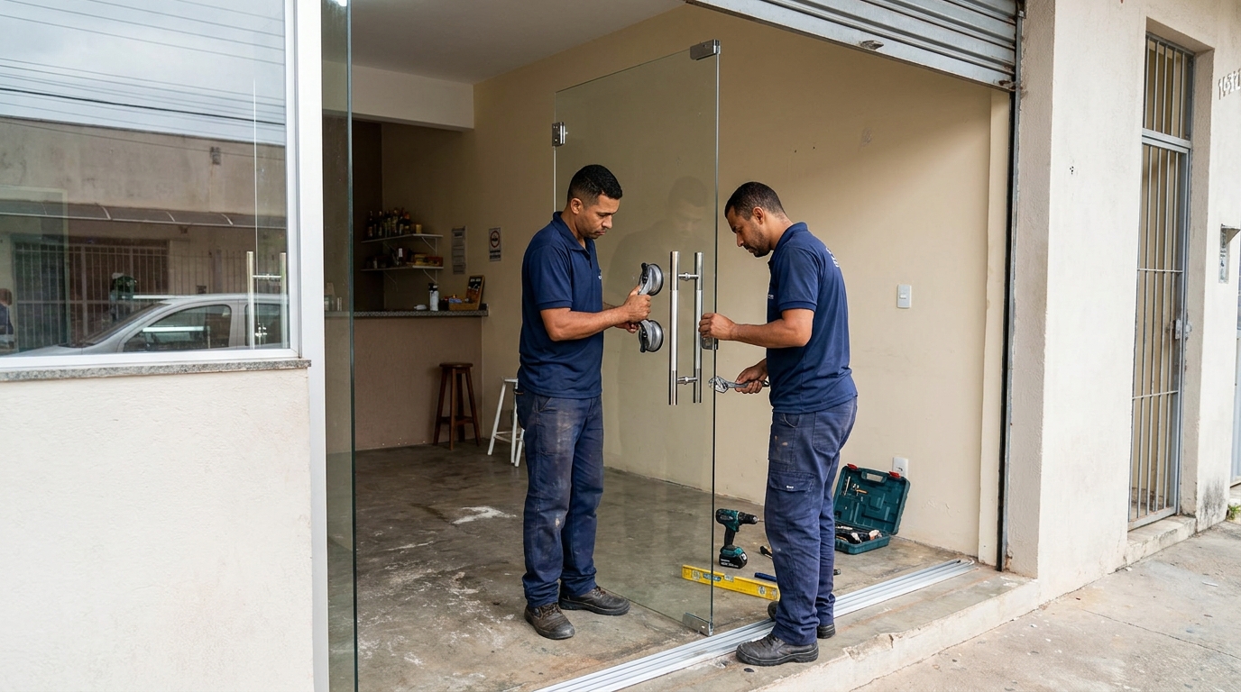 Portas em Vidro em João Pessoa‑PB