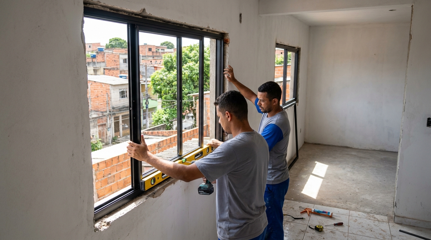 Produção de Portas e Janelas em João Pessoa‑PB
