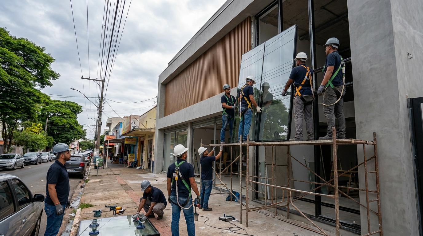 Fachada de Vidro em João Pessoa‑PB