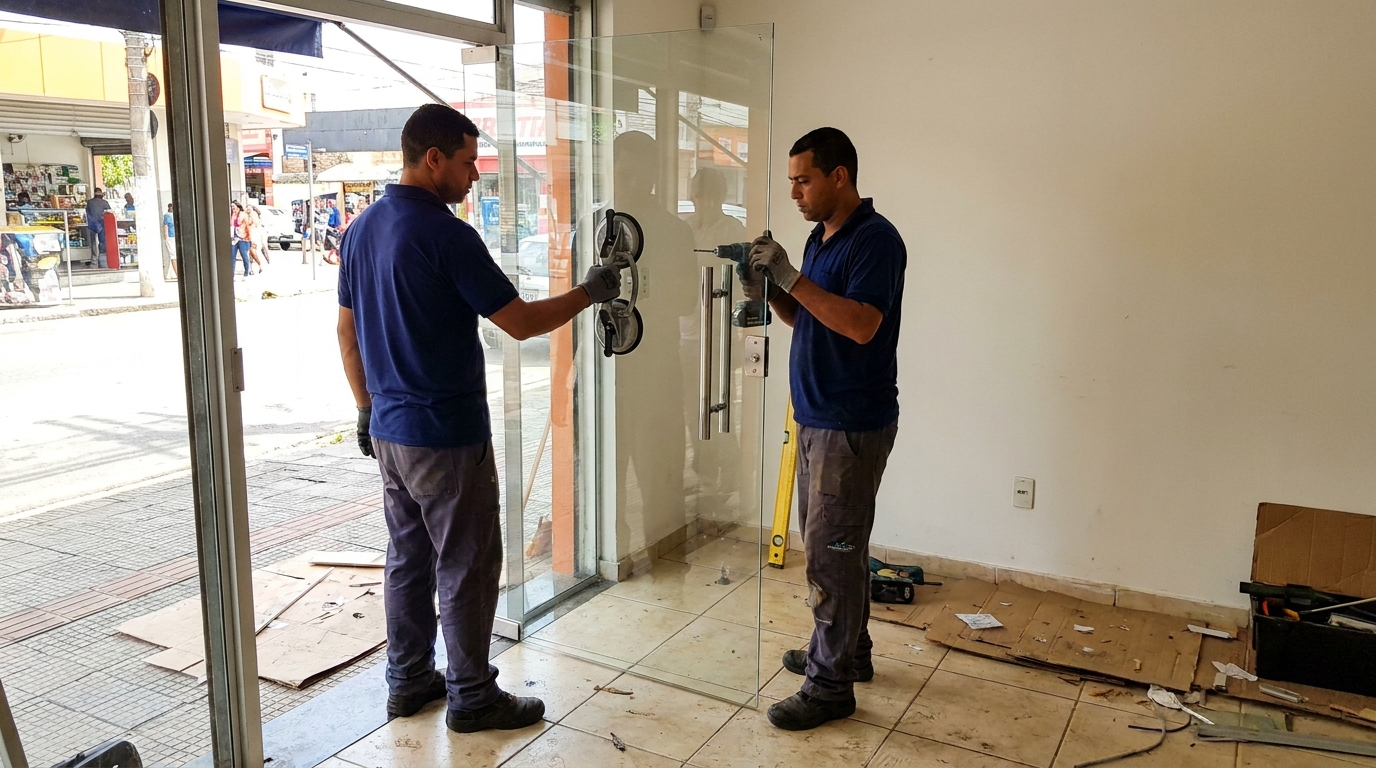 Portas em Vidro em João Pessoa‑PB