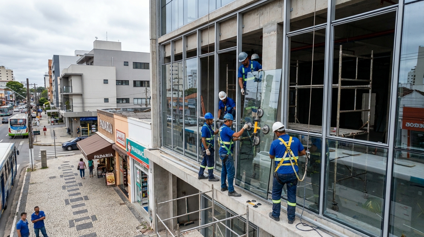 Fachada de Vidro em João Pessoa‑PB